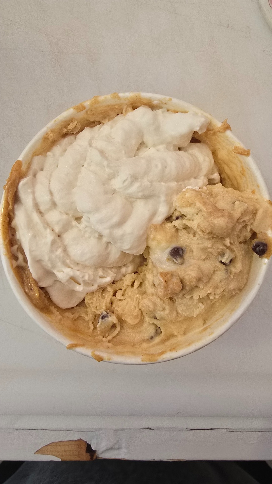 Cookie dough Avalanche in a bowl